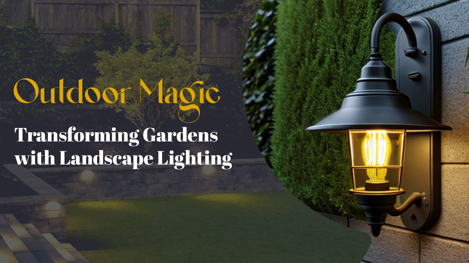 Outdoor Magic: Transforming Gardens with Landscape Lighting | Tips & Ideas